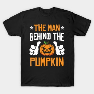 The Man Behind The Pumpkin Pregnancy Announcement T-Shirt